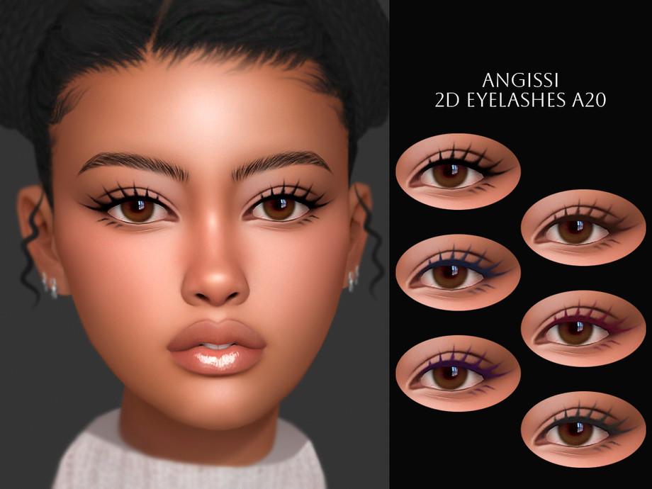Реснички и блеск для губ "2D eyelashes A20 & Lipstick A196"