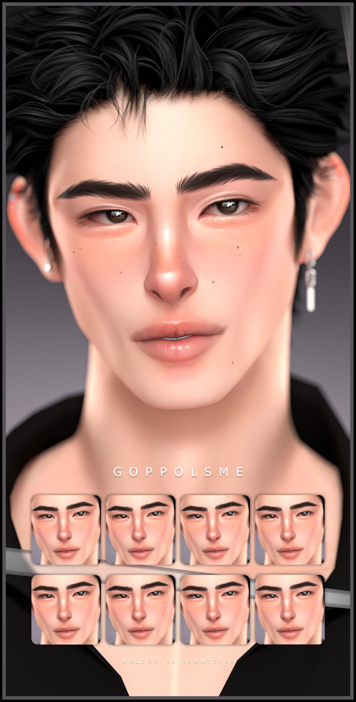 Родинки для лица "MOLE SET 04"