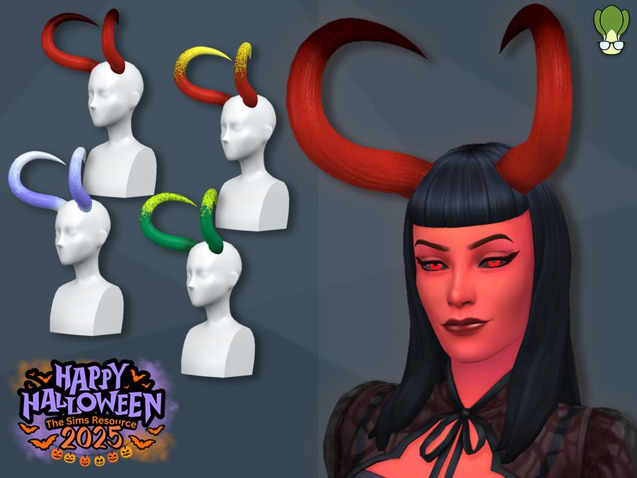 Рога демона "Halloween Demon Horn Accessories"