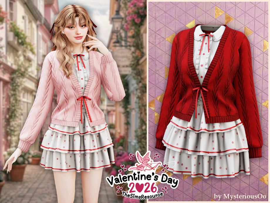 Романтичный наряд для симочки "Sweet vintage ribbon outfit"