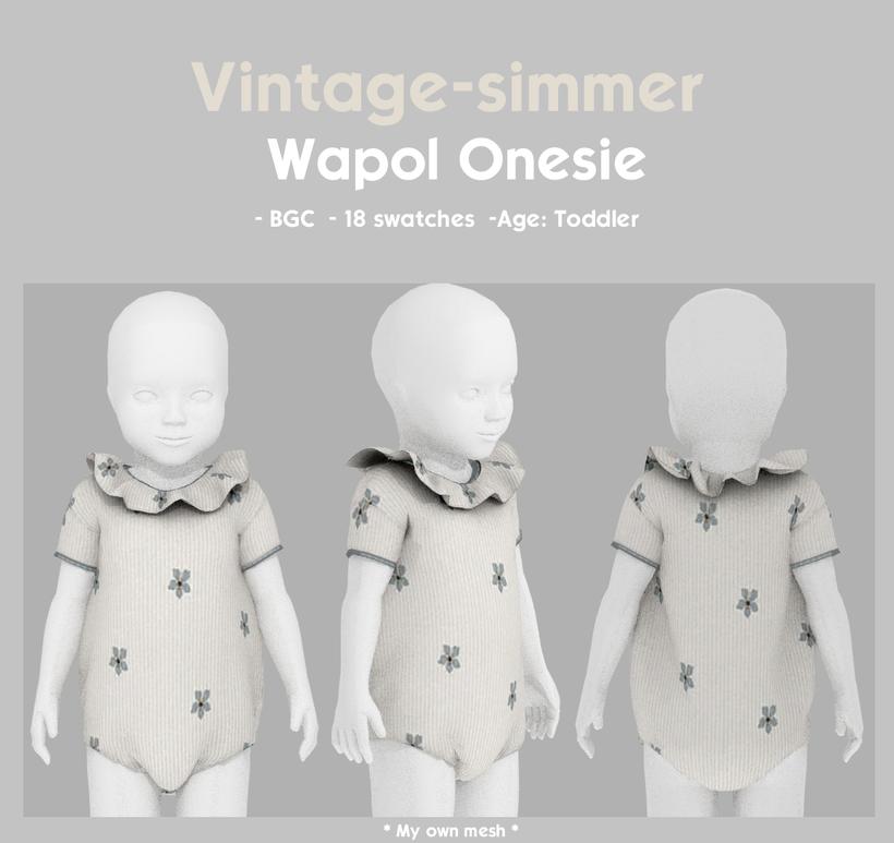 Ромпер для тоддлеров "Wapol Onesie"