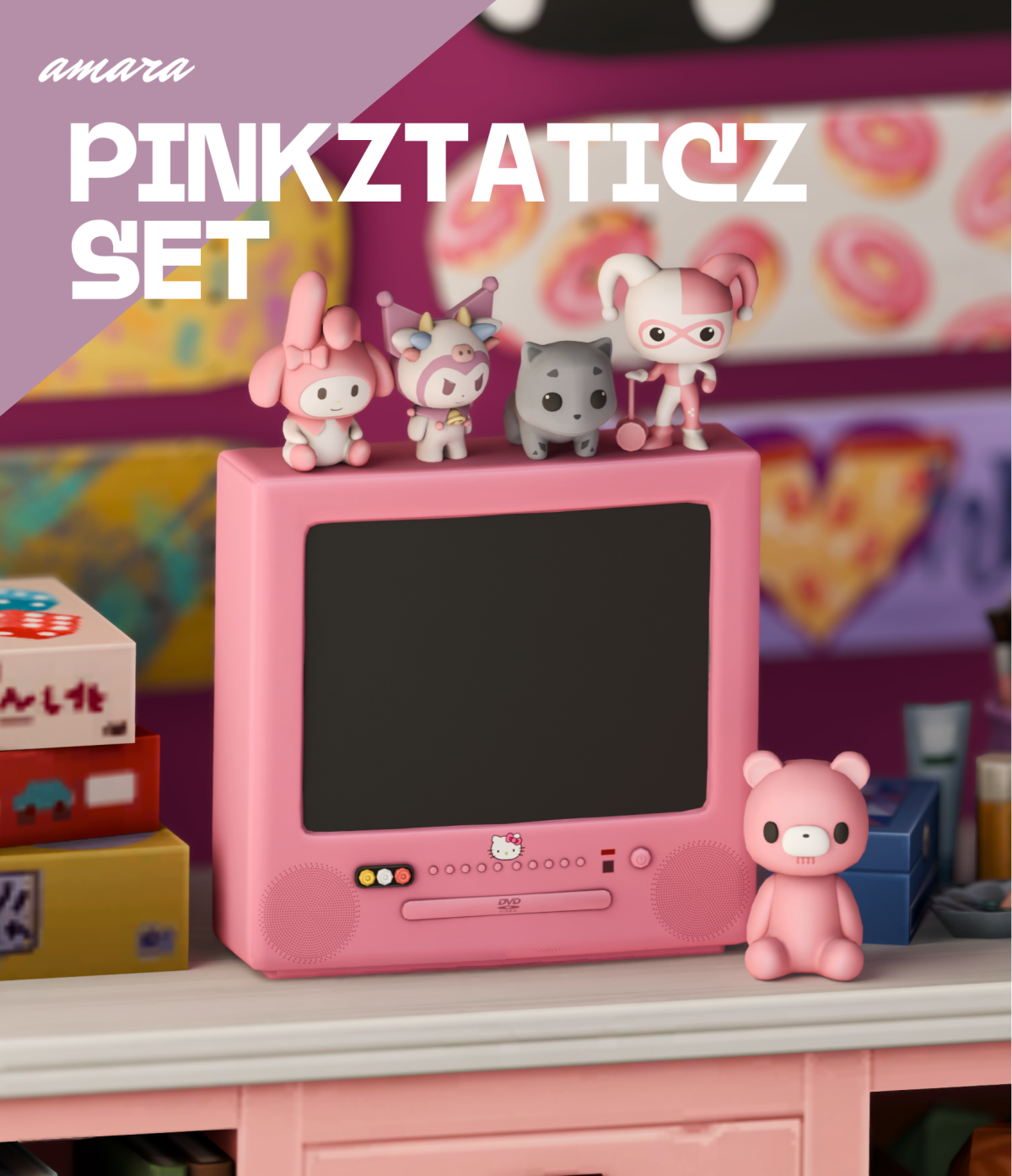 Розовый сет "Pinkztaticz Set"