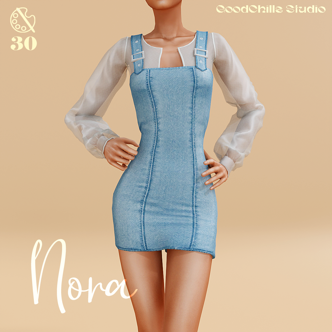 Сарафан с блузкой для симочек "Nora"