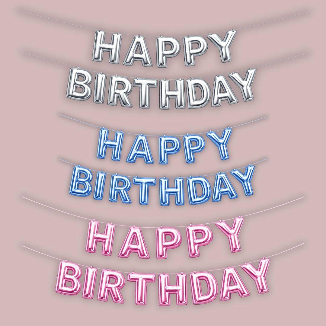 Шары воздушные "Foil Birthday Banner Collection"
