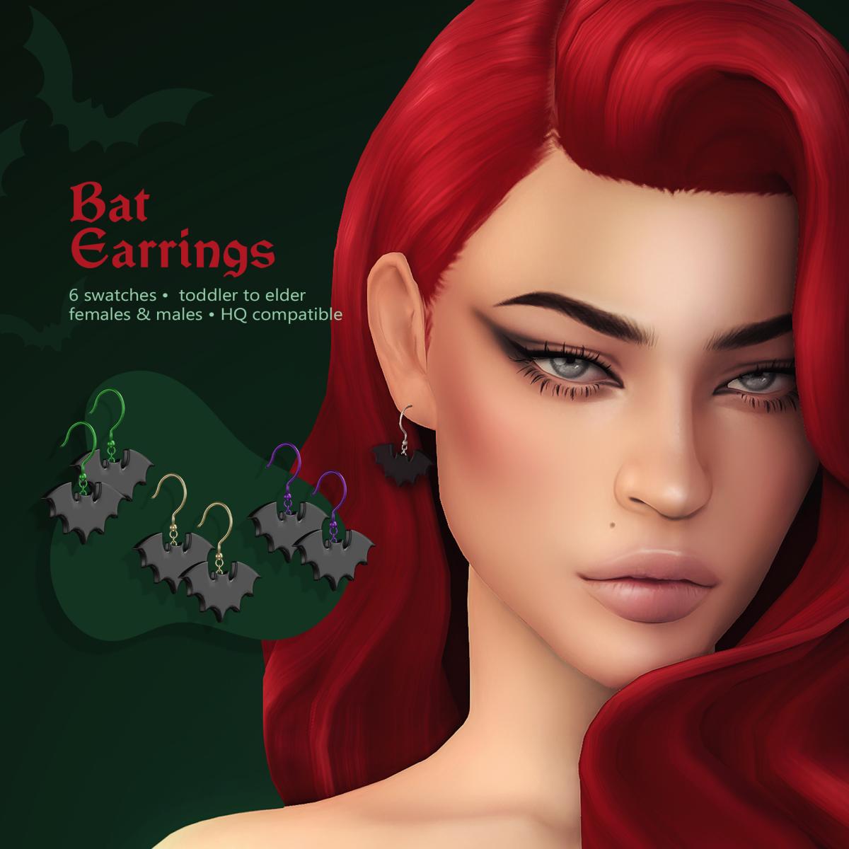 Серьги "Bat Earrings"