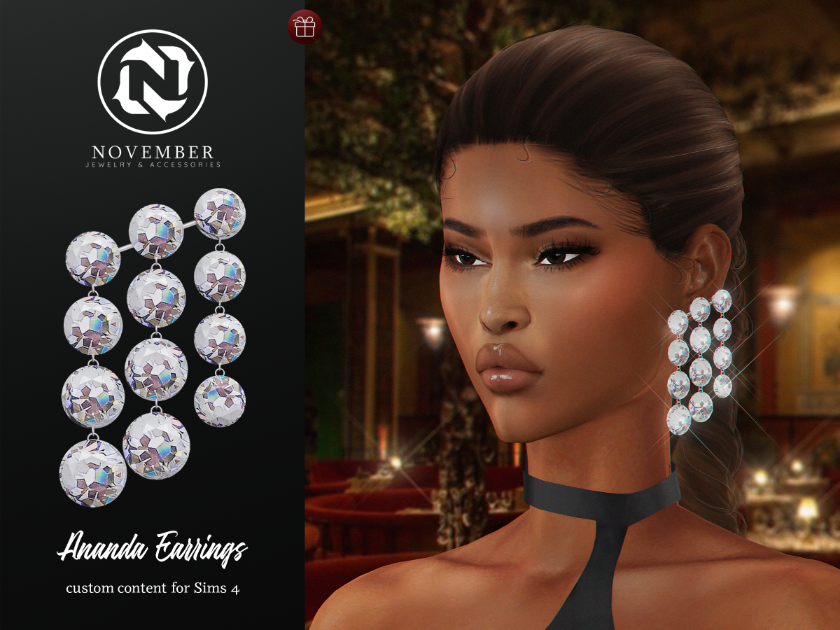 Серьги для симочек "Ananda Earrings"