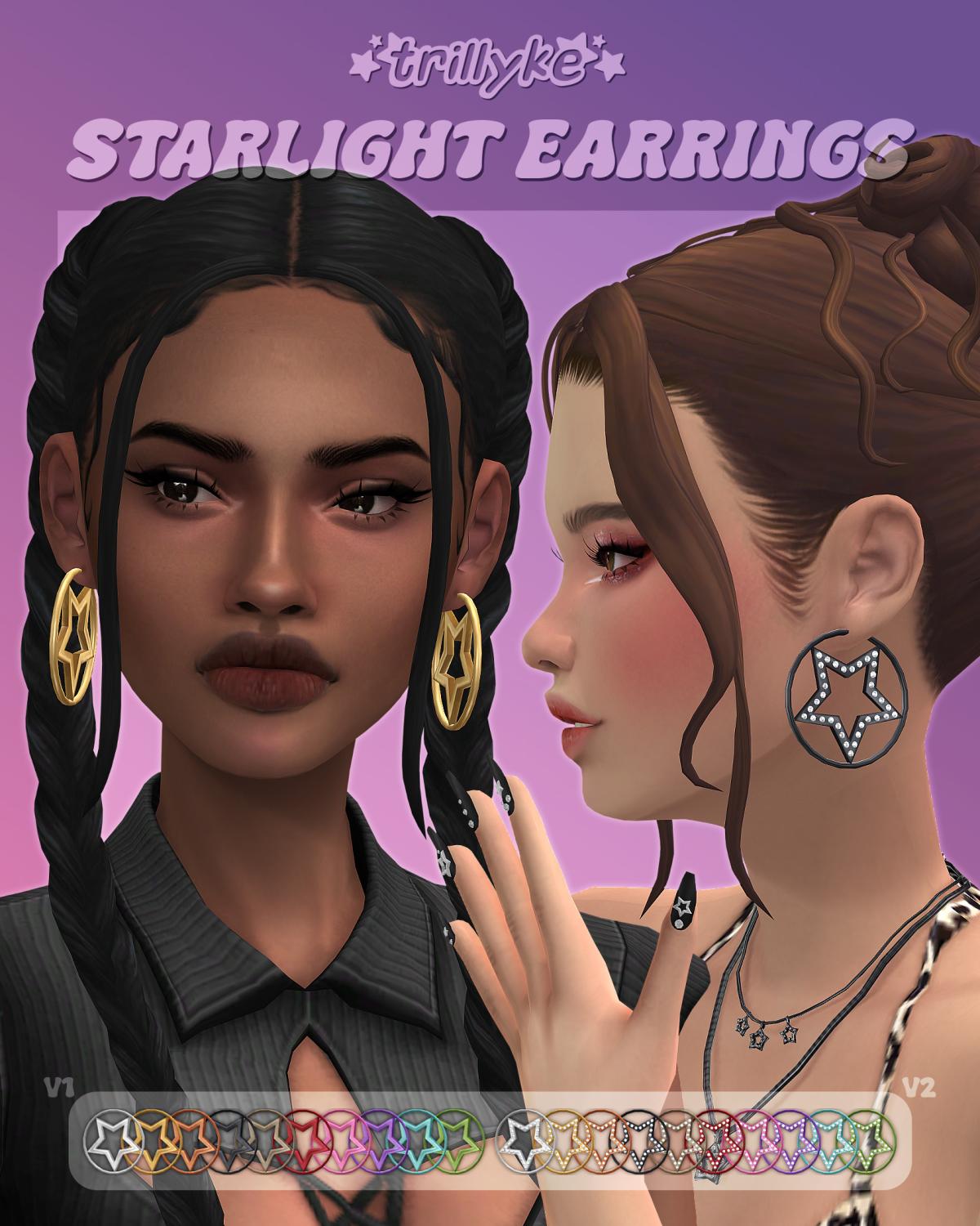 Серьги для симочек "Starlight Earrings"