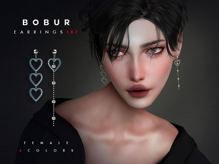 Серьги "Heart shaped pearl drop earrings"