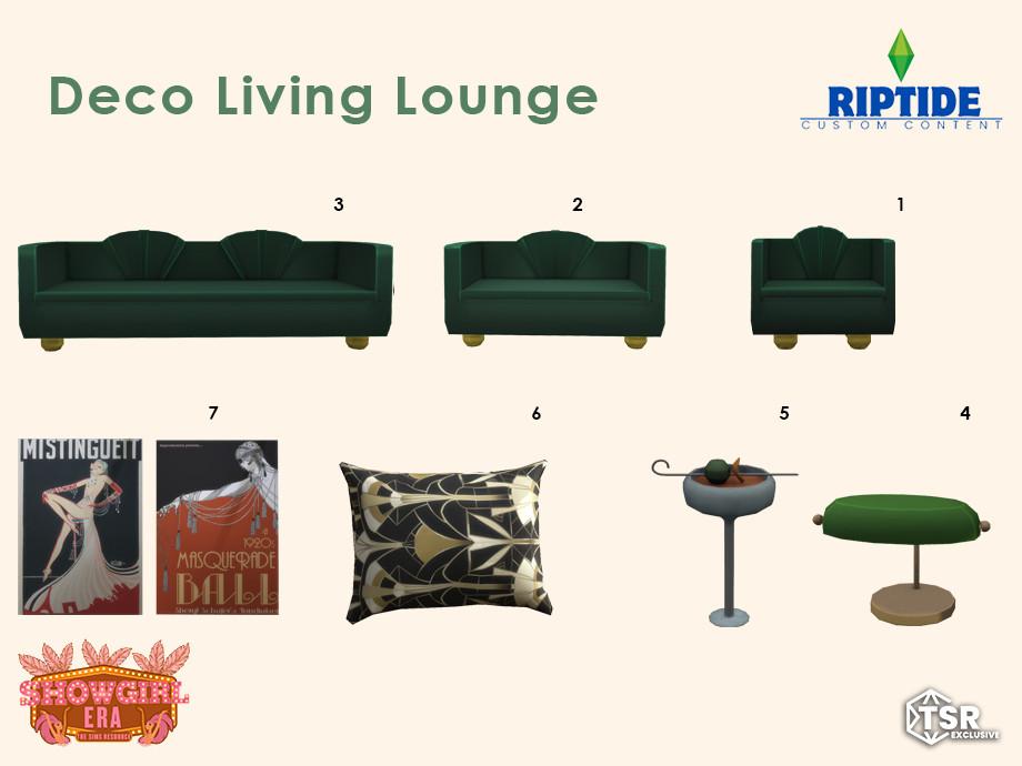 Сет для гостиной "Deco Living Lounge"
