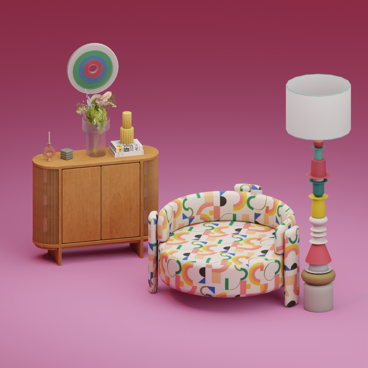 Сет для гостиной "Happy Shapes Living Set"