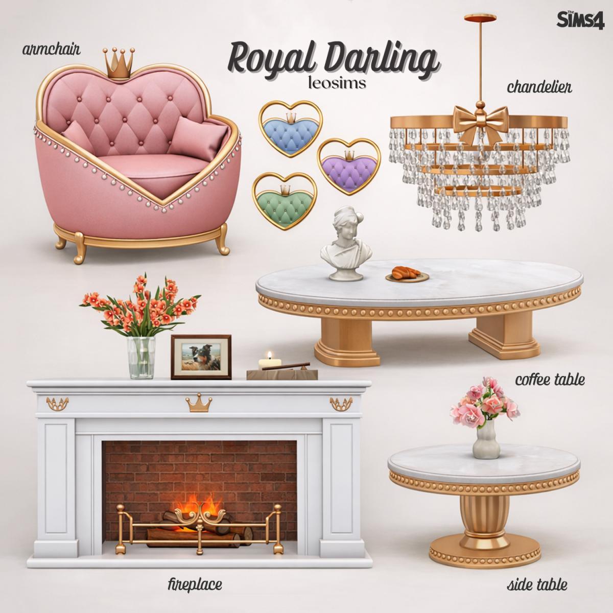 Сет для гостиной "Royal Darling"