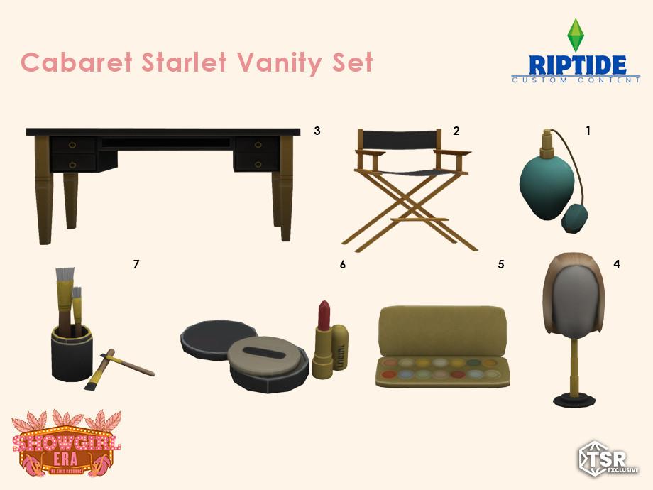 Сет для гримерки  "Cabaret Starlet Vanity Set"