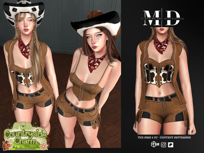 Сет для ковбойши "Annie cowgirl outfit"