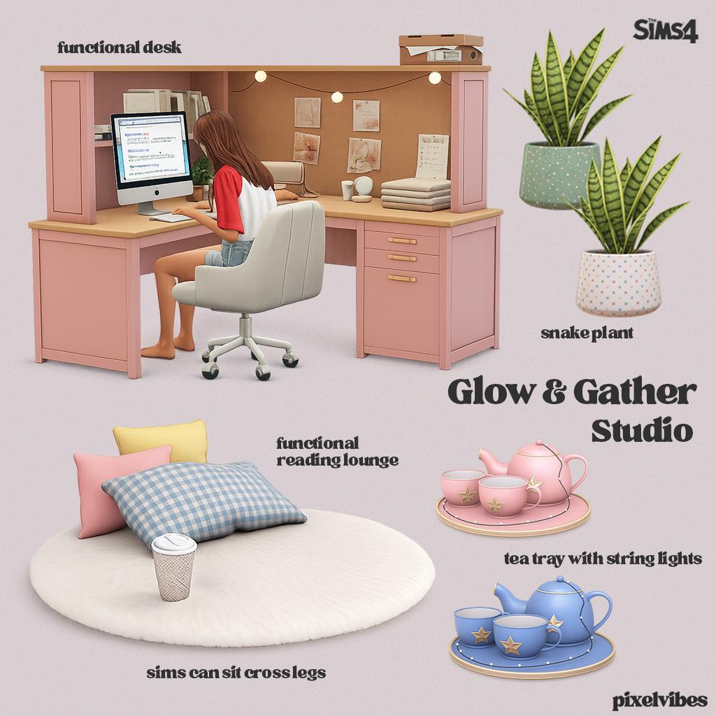 Сет для рабочего уголка "Glow & Gather Studio"
