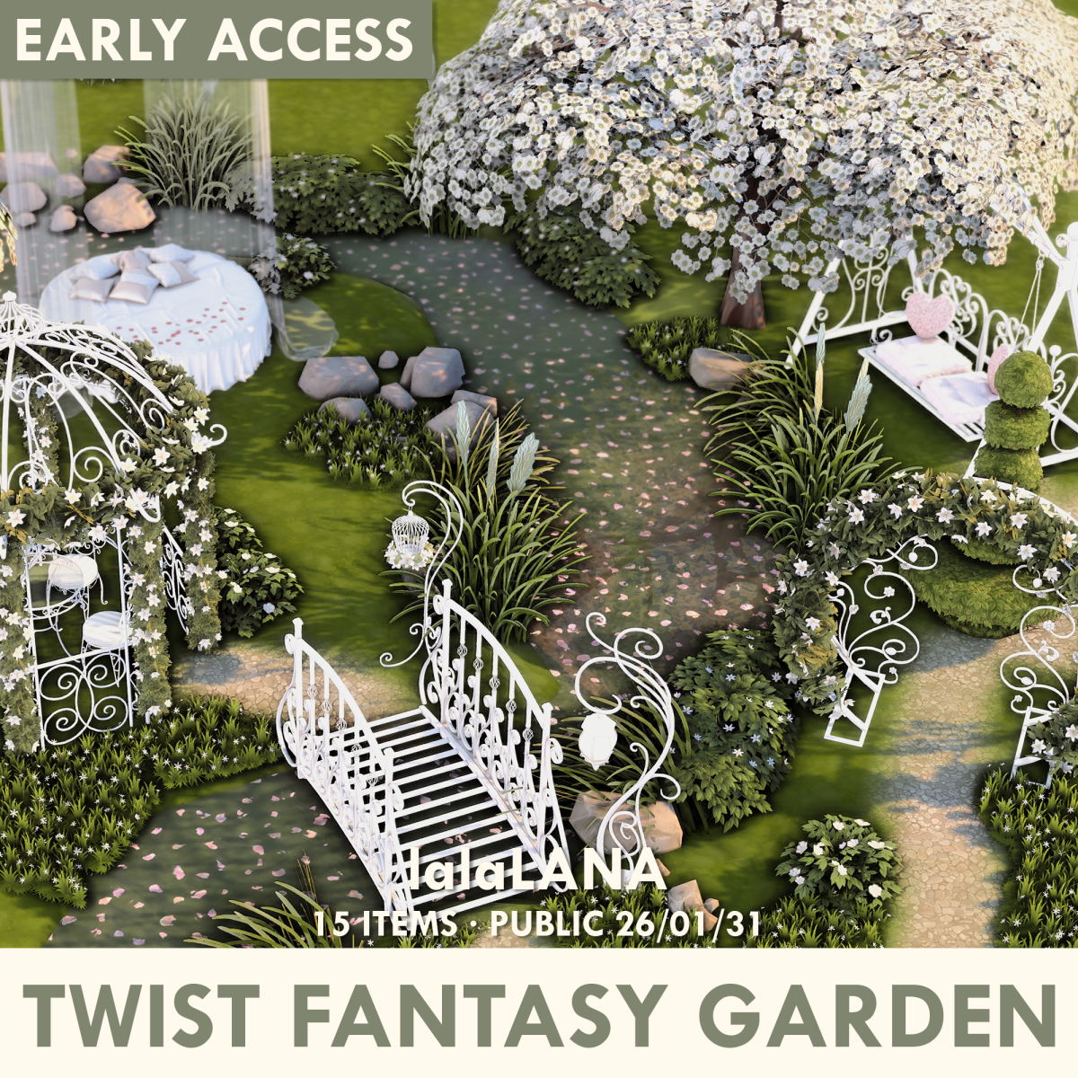 Сет для романтического сада "Twist Fantasy Set"