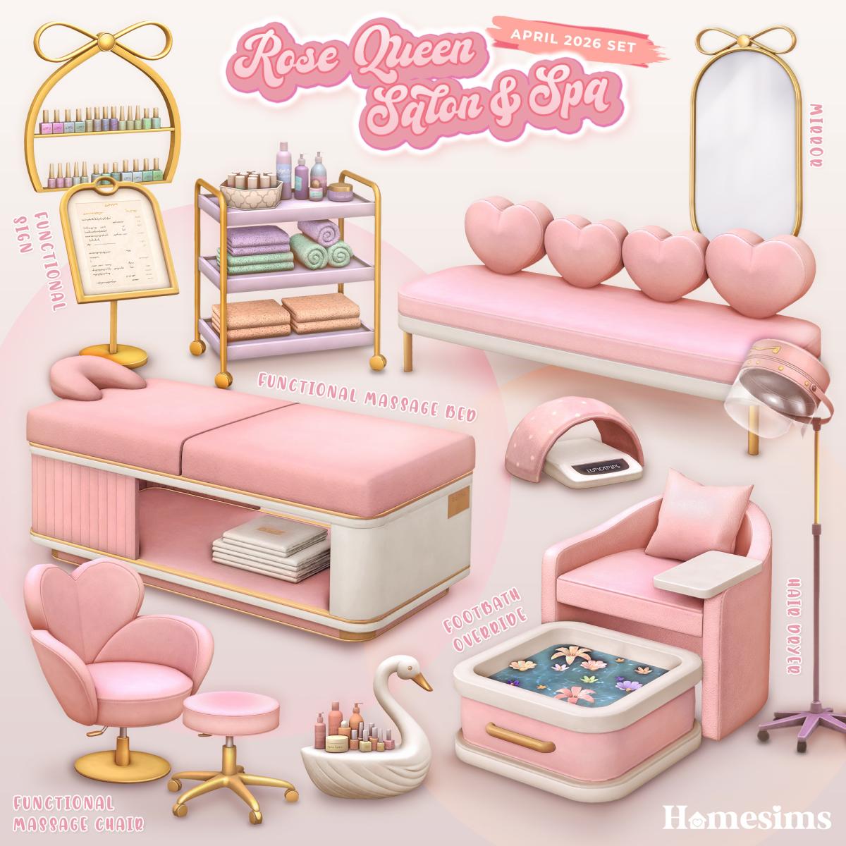 Сет для спа салона "Rose Queen Salon & Spa"