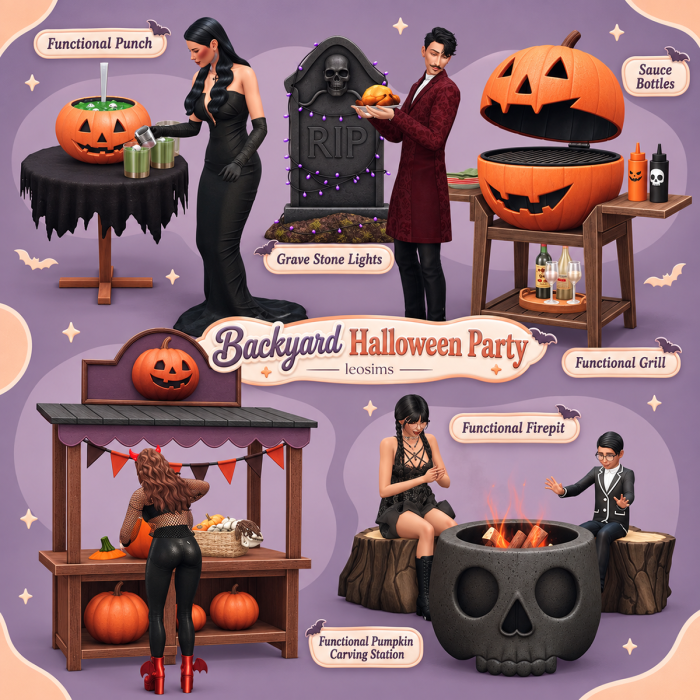 Сет для Хэллоуина "Backyard Halloween Party"
