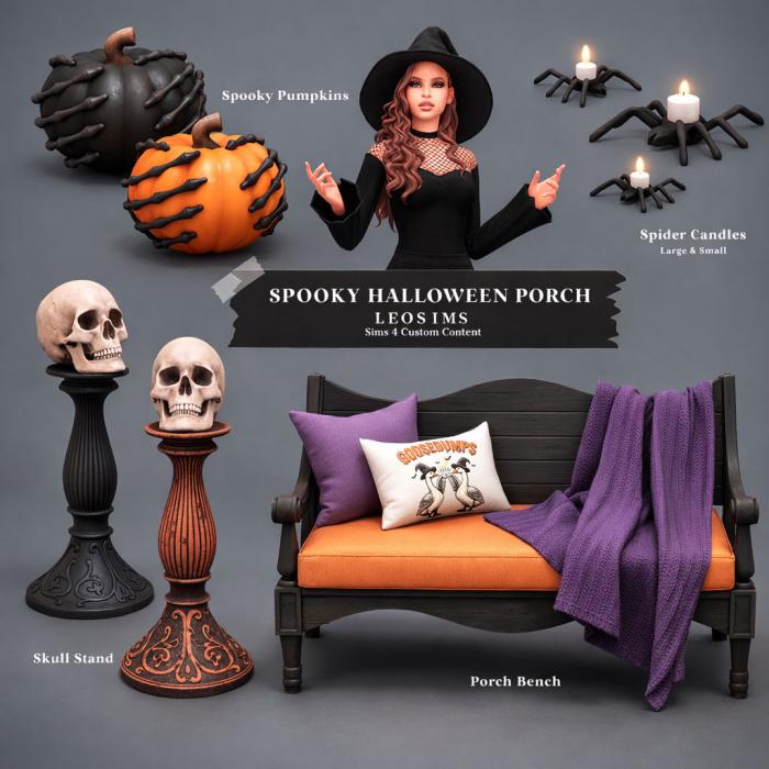 Сет для Хэллоуина "Spooky Halloween Porch"