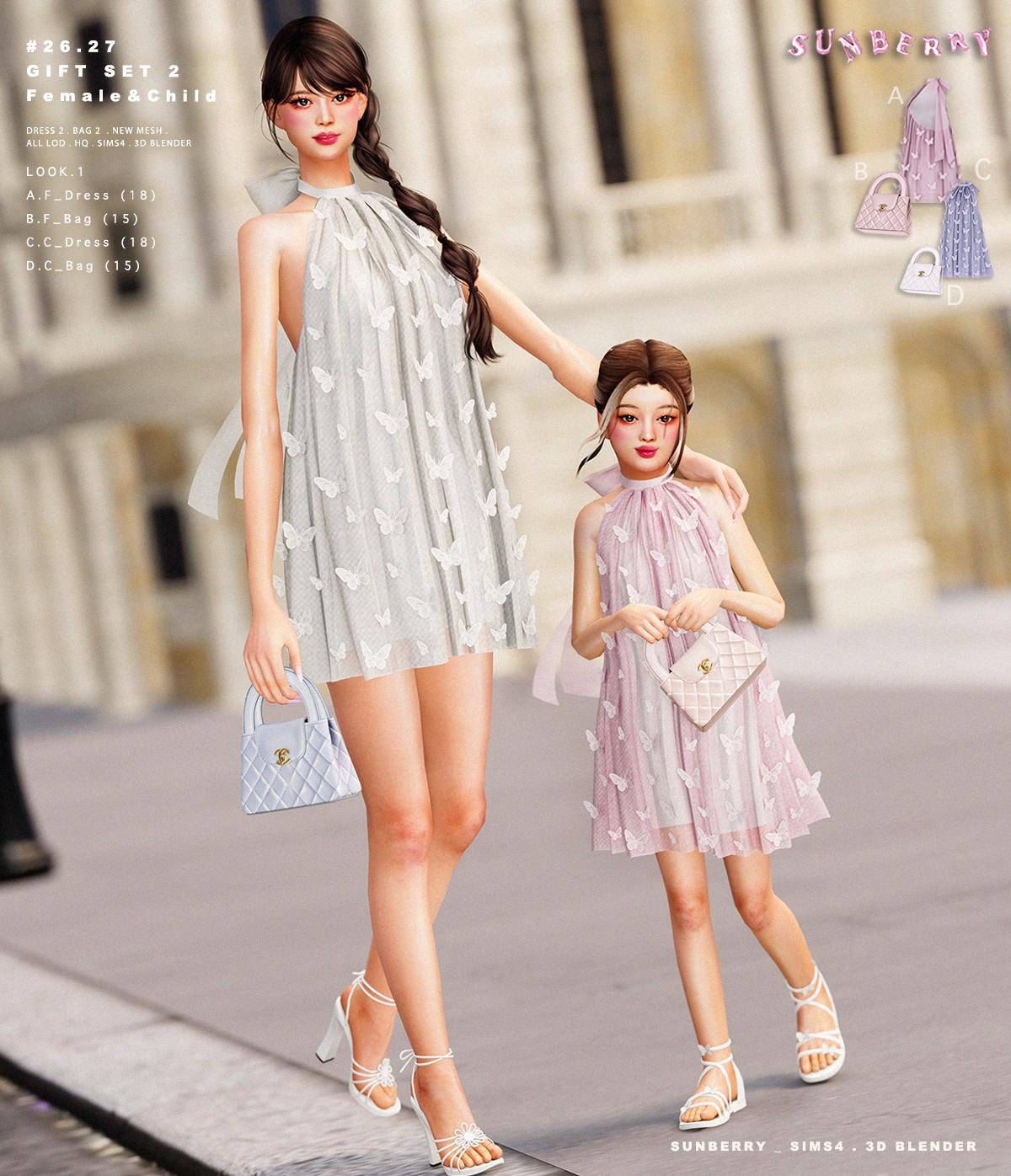 Сет для женщин и девочек "GIFT SET 2_ Female & Child"