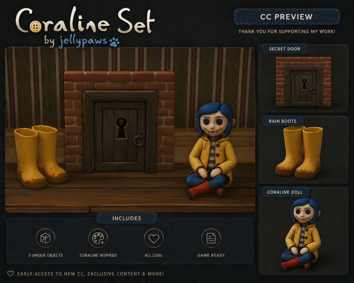 Сет Коралины "Coraline Set"
