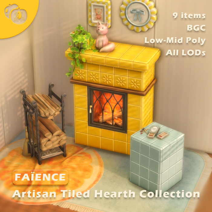 Сет у камина "FAIENCE"