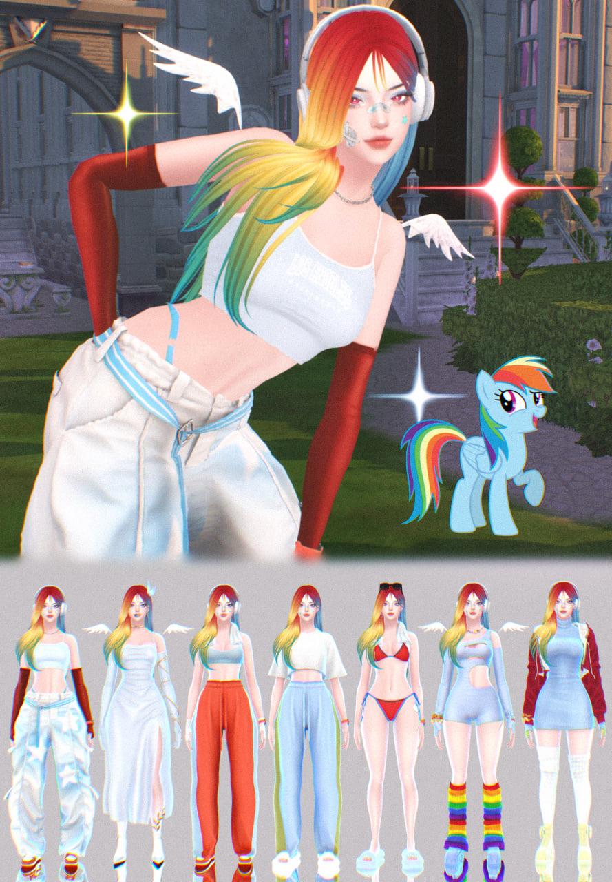 Сим Rainbow Dash ❤︎ My Little Pony