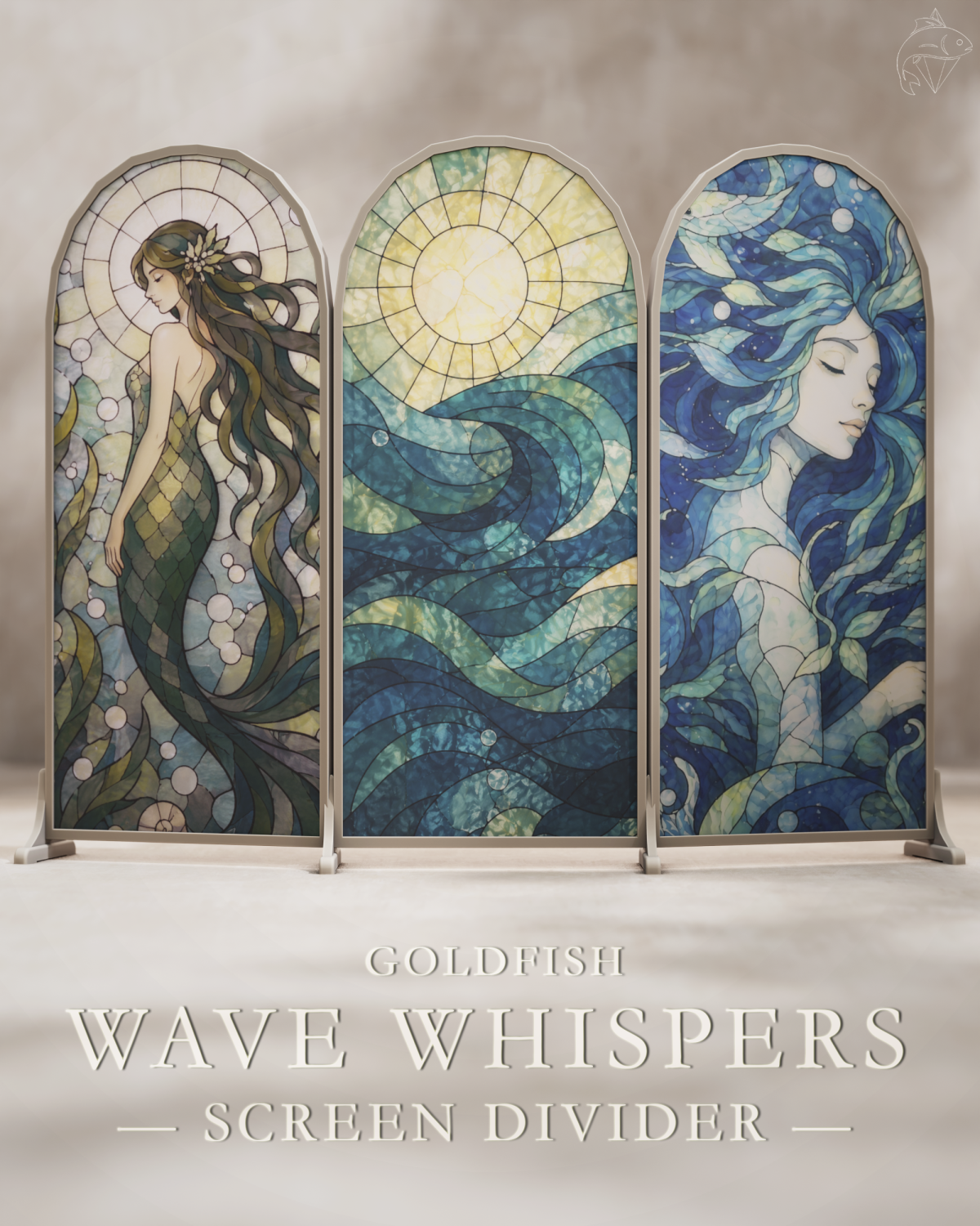 Ширма "Wave Whispers Screen Divider"