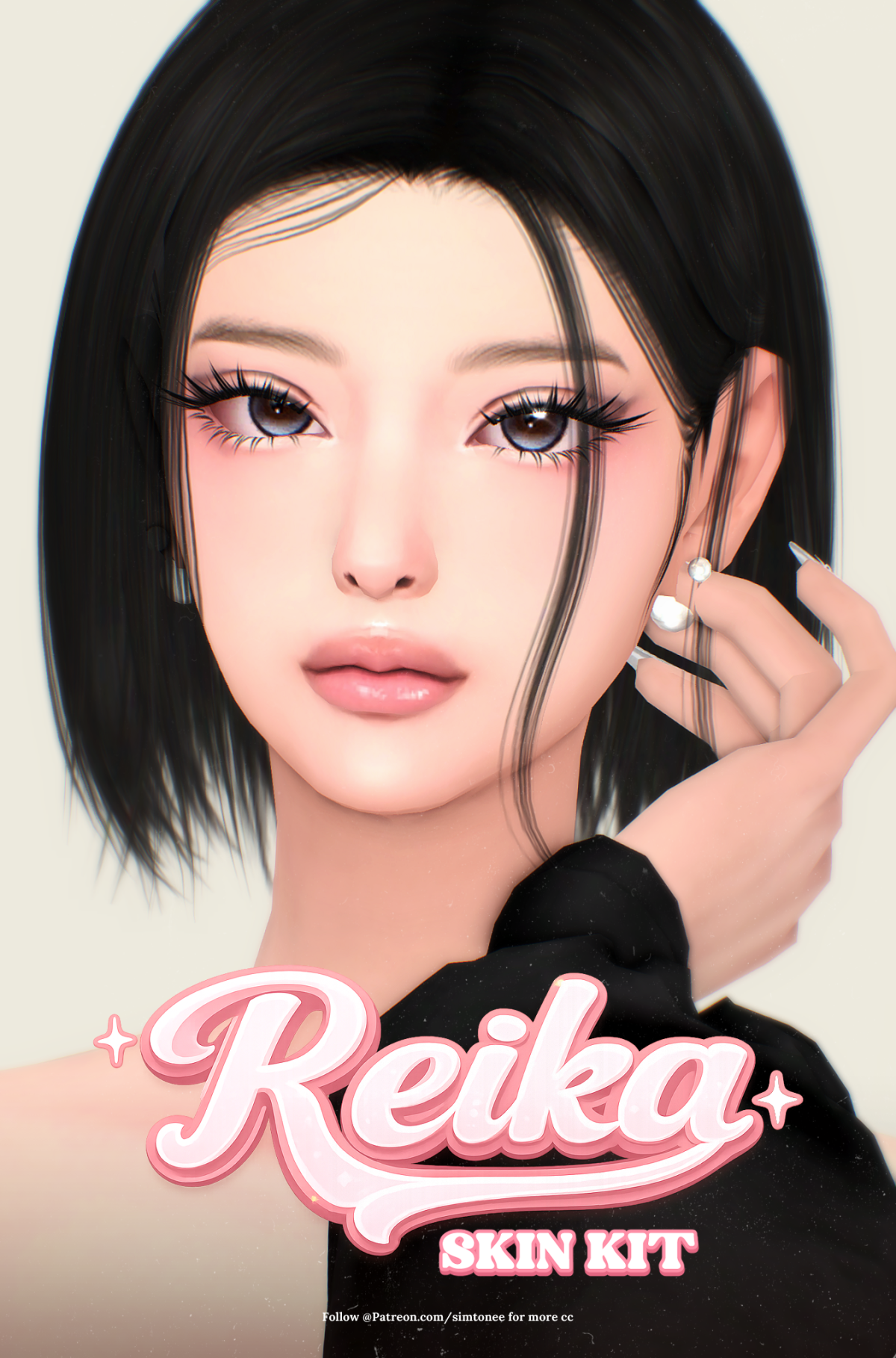 Скин лица и детали губ "Reika Skin Kit"