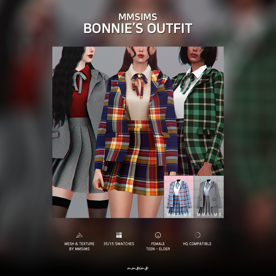 Школьная форма для симочек "af Bonnie's outfit"