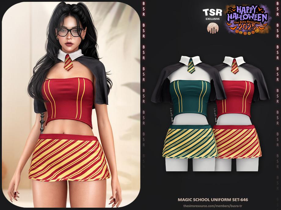 Школьная форма "HALLOWEEN- Magic School Uniform Set-646 - BD1638"