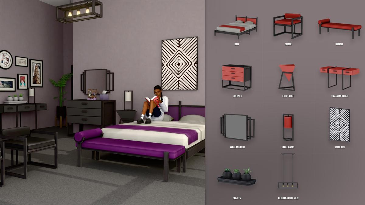Спальня "Frame Bedroom"
