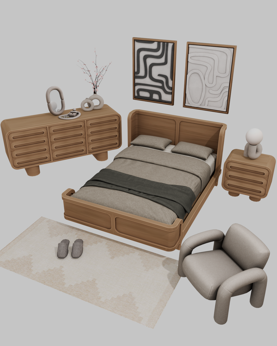 Спальня "TRYGG SET"