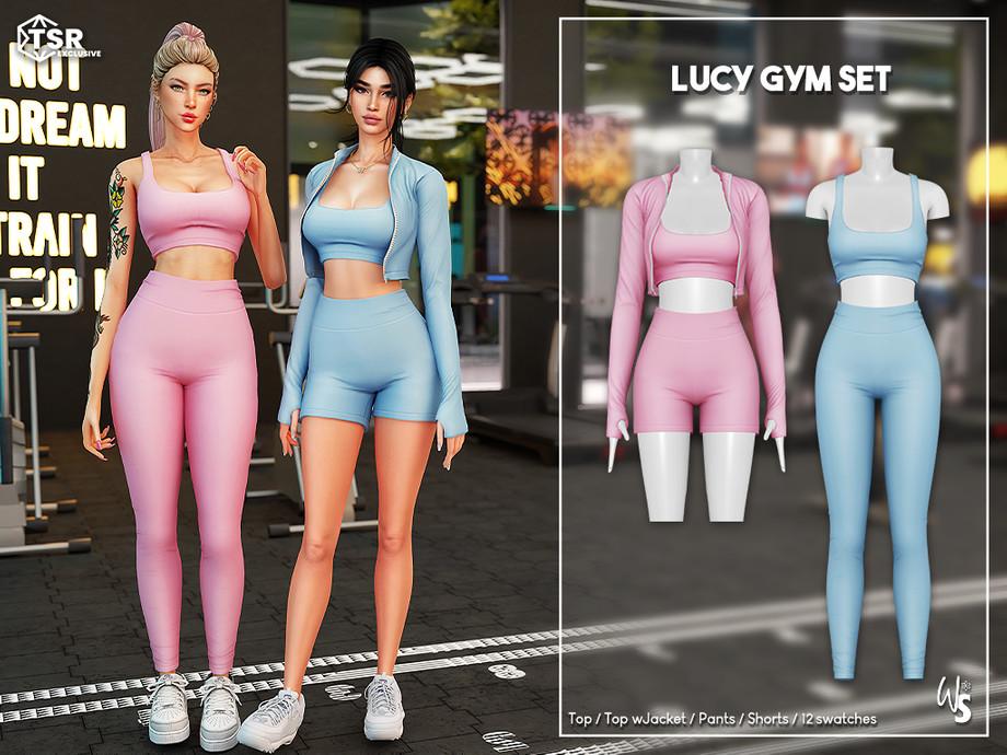 Спортивная одежда для симочек "Lucy Gym Clothing Set"