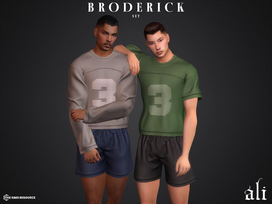Спортивный комплект для мужчин, мальчиков, малышей и младенцев "BRODERICK set"