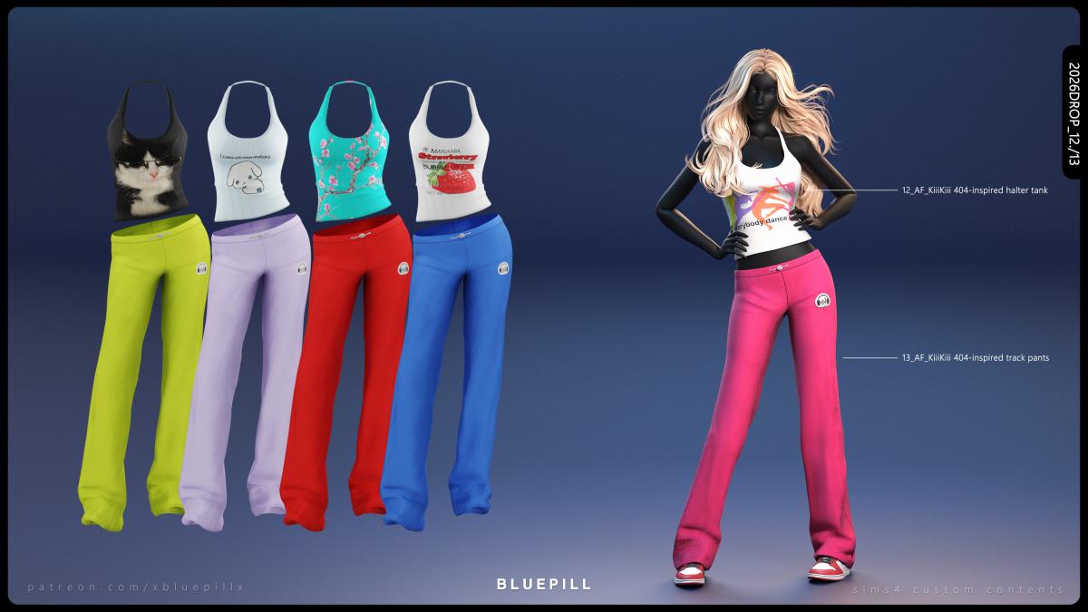 Спортивный комплект для симочек "AF KiiiKiii 404-inspired outfit"
