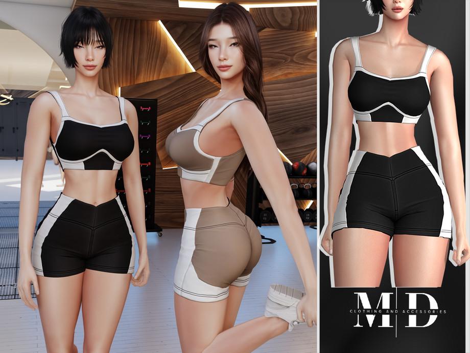 Спортивный комплект для симочек "Alice two-tone sports set"