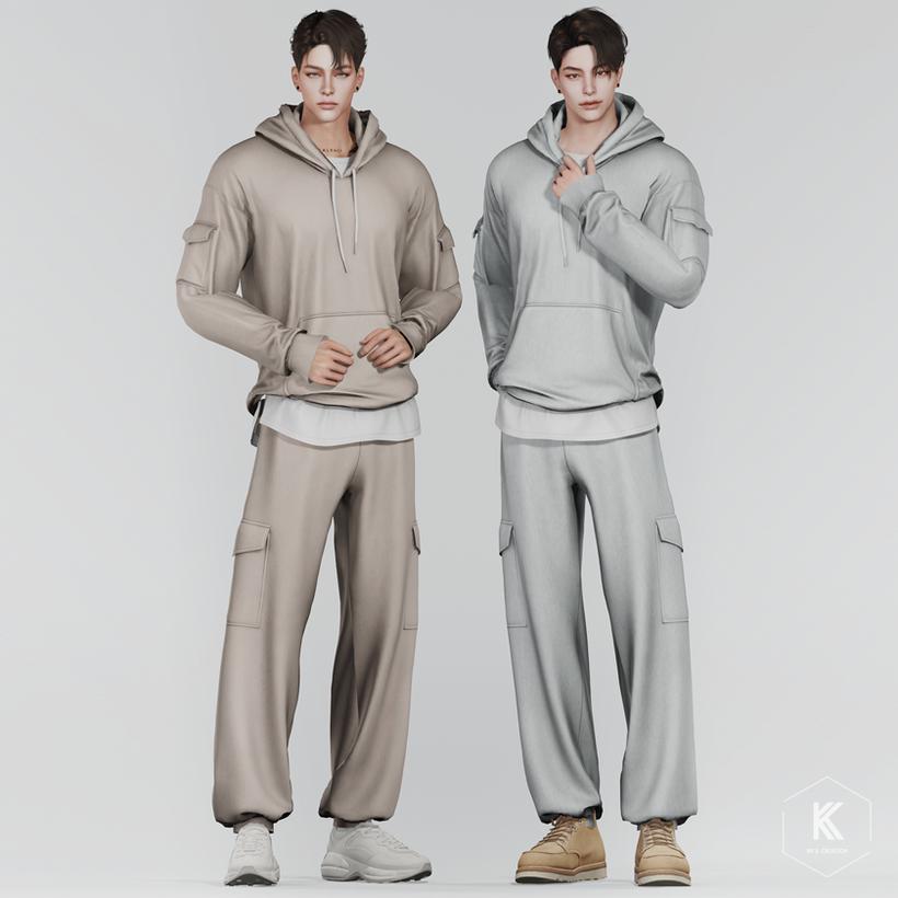 Спортивный костюм для симов "BASIC SET 42"