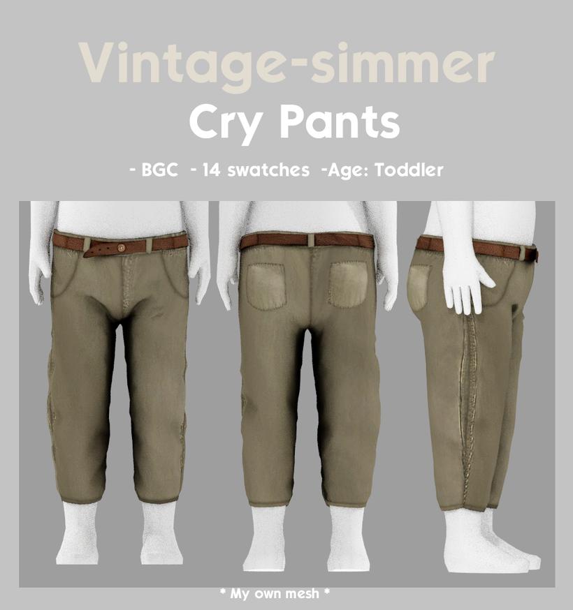 Штаны для тоддлеров "Cry Pants"