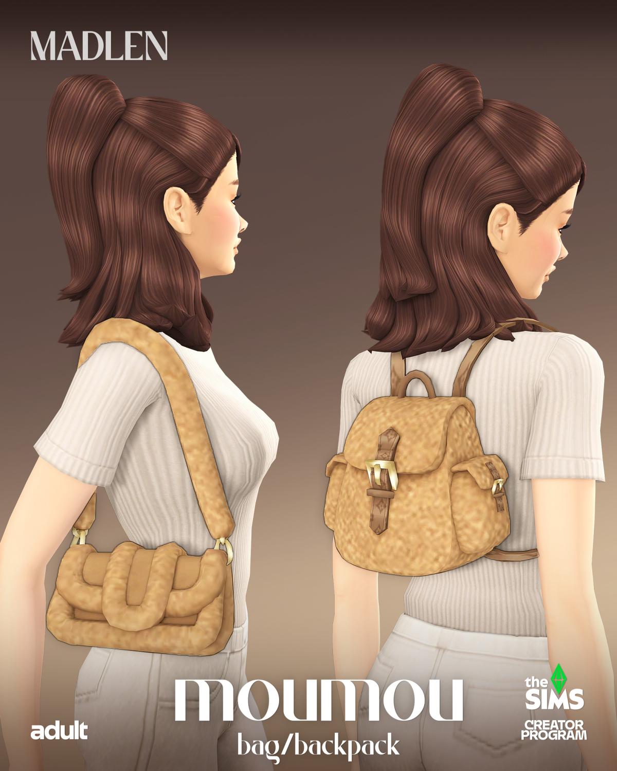 Сумка и рюкзак для симочек "Moumou (Bag Set)"