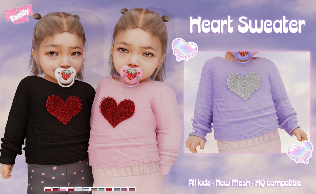 Свитер для младенцев "Heart Sweater"