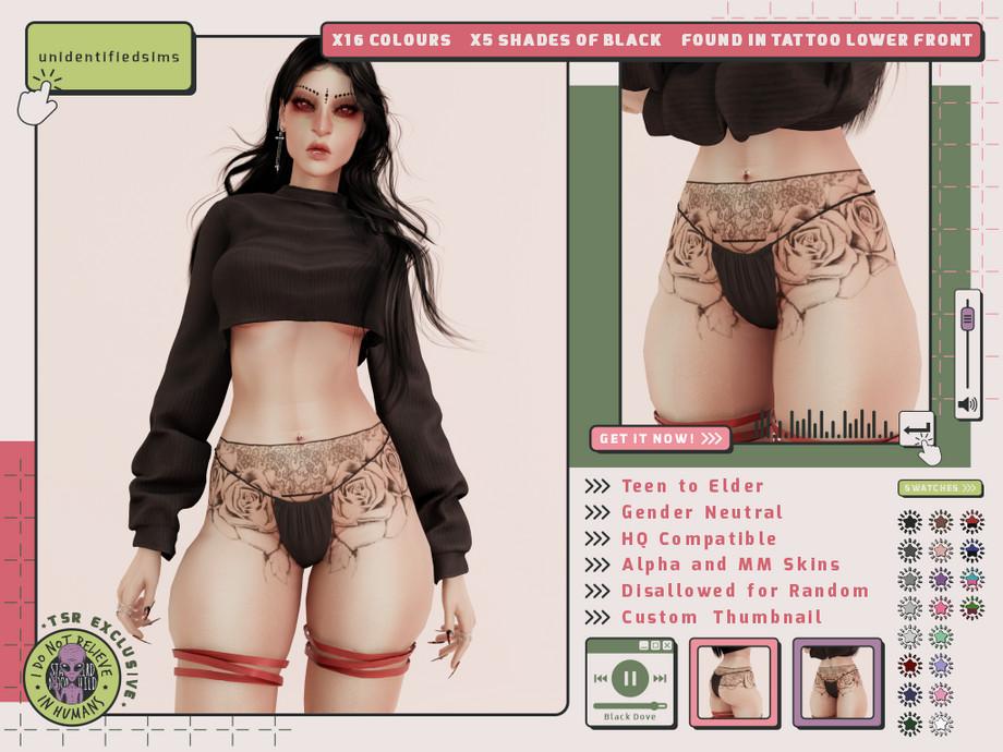 Тату "Black Dove Tattoo"