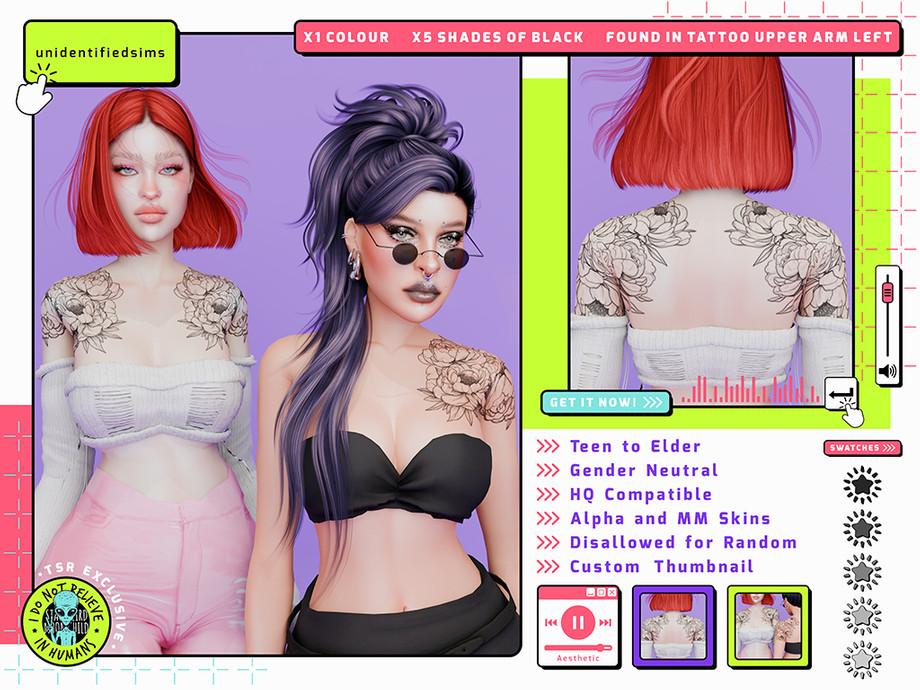 Тату для плеч "Aesthetic Tattoo"