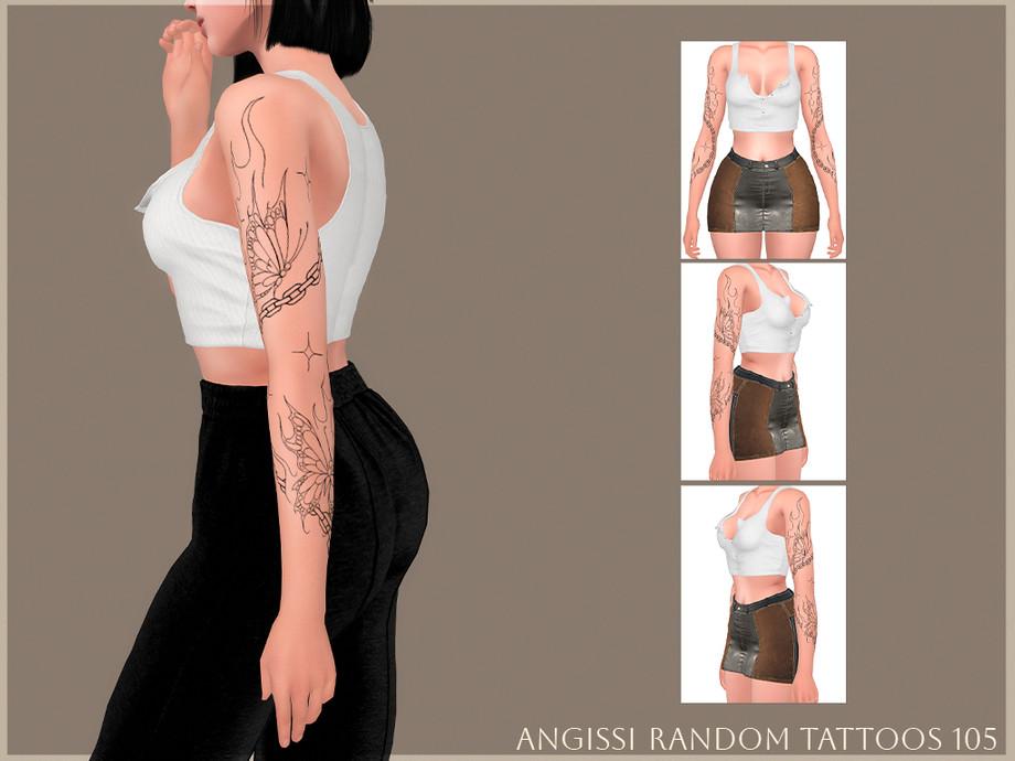 Тату для рук "Random tattoos 105"