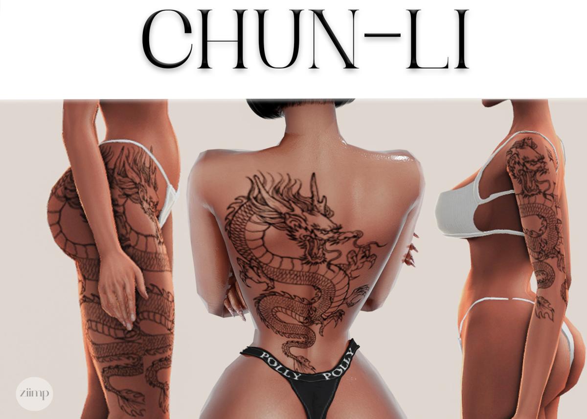 Тату сет "CHUN-Li Tat"