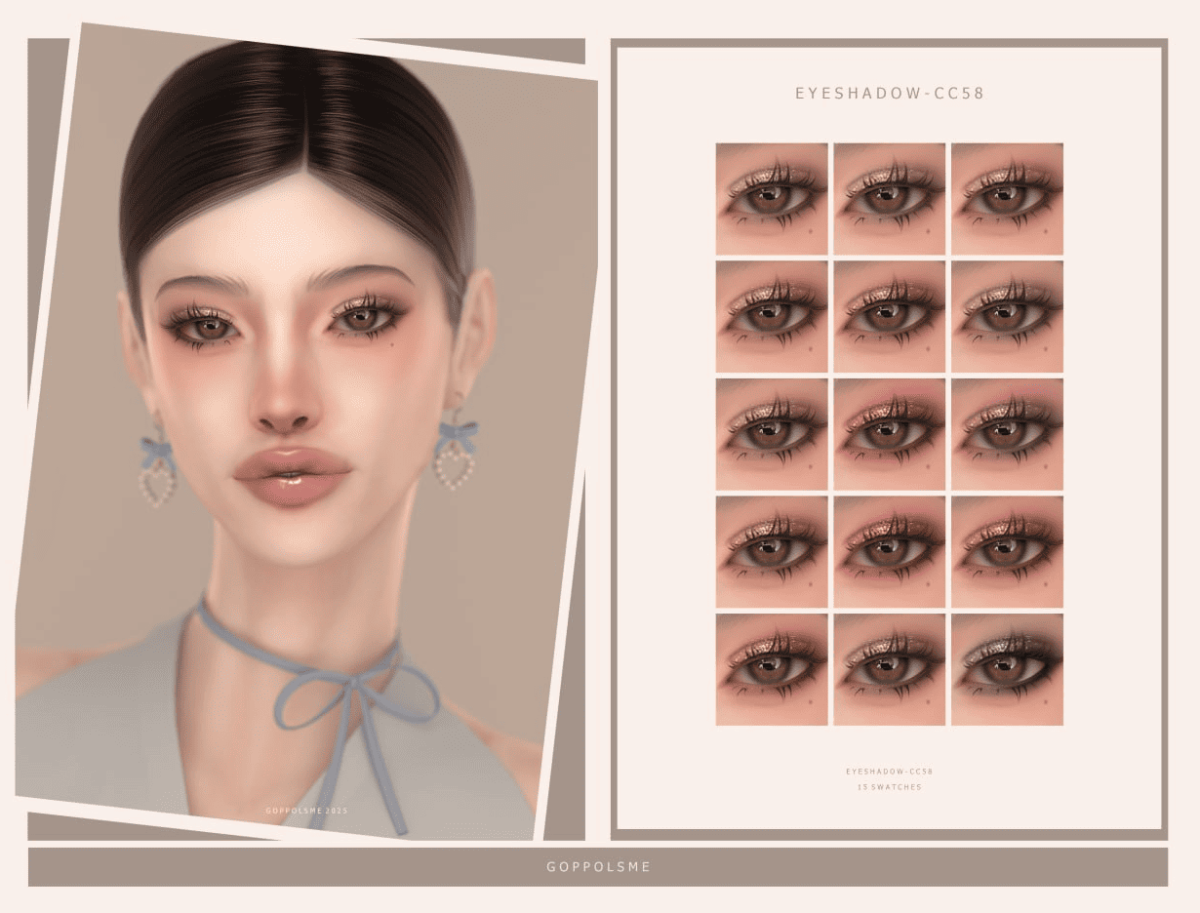 Тени для век "Eyeshadow CC 58"