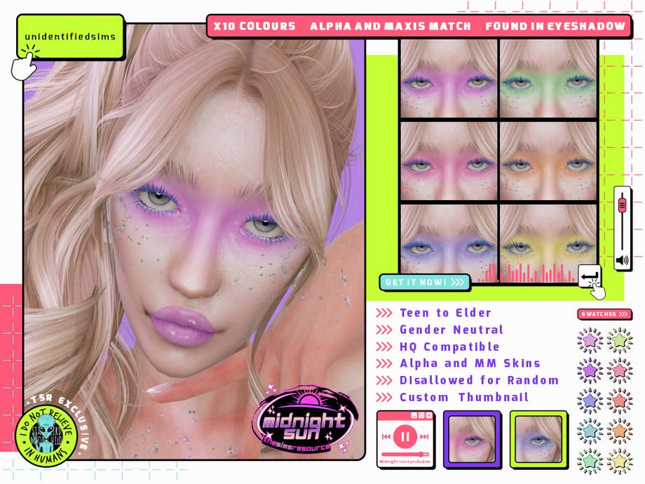 Тени "Midnight Sun Eyeshadow"