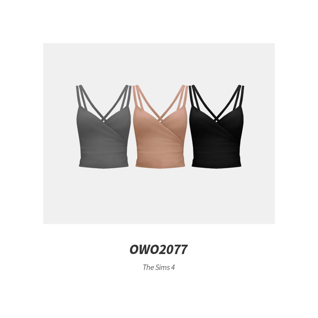 Топ для симочек "Chic Cross Back Top"