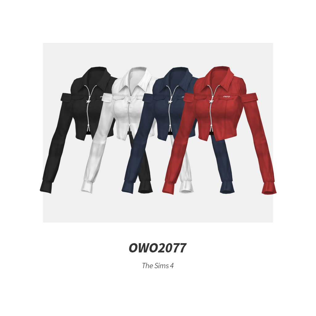Топ для симочек "Chic Zipper Solid Top"