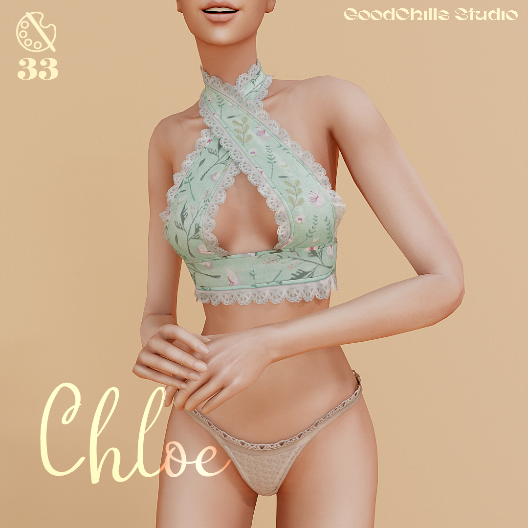 Топ для симочек "Chloe Halter"