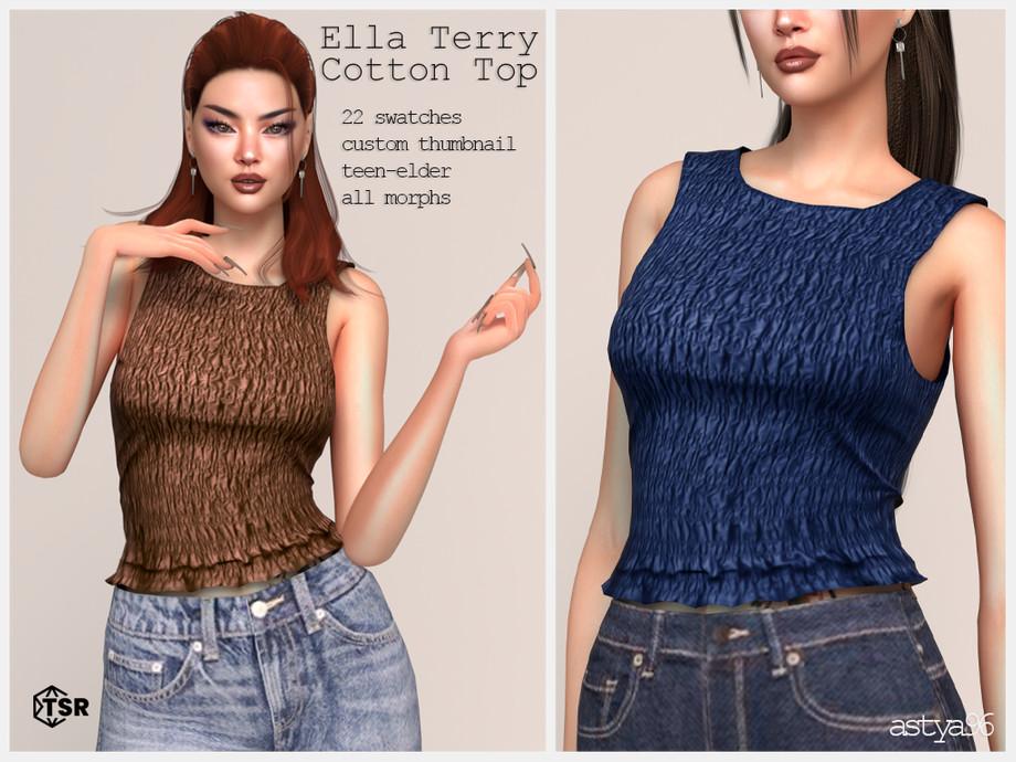 Топ для симочек "Ella Terry Cotton Top"
